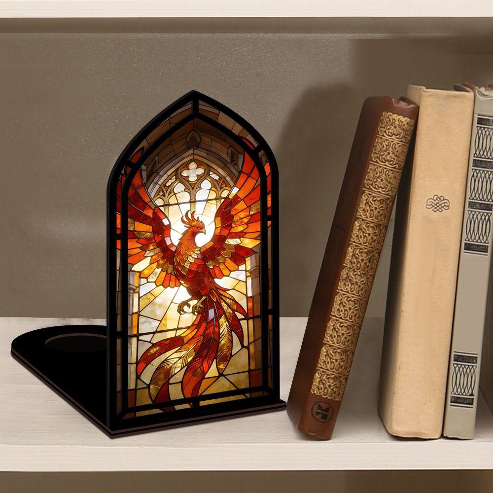 Acrylic Candle Holder Gothic Arch Design Light-transmitting Table Setting Book Nook  Living Room