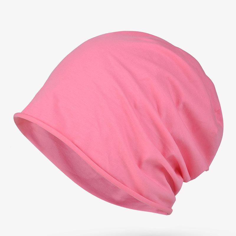 Unisex Lightweight Cotton Headscarf: Spring/Summer Breathable Cap & Sleep Hat