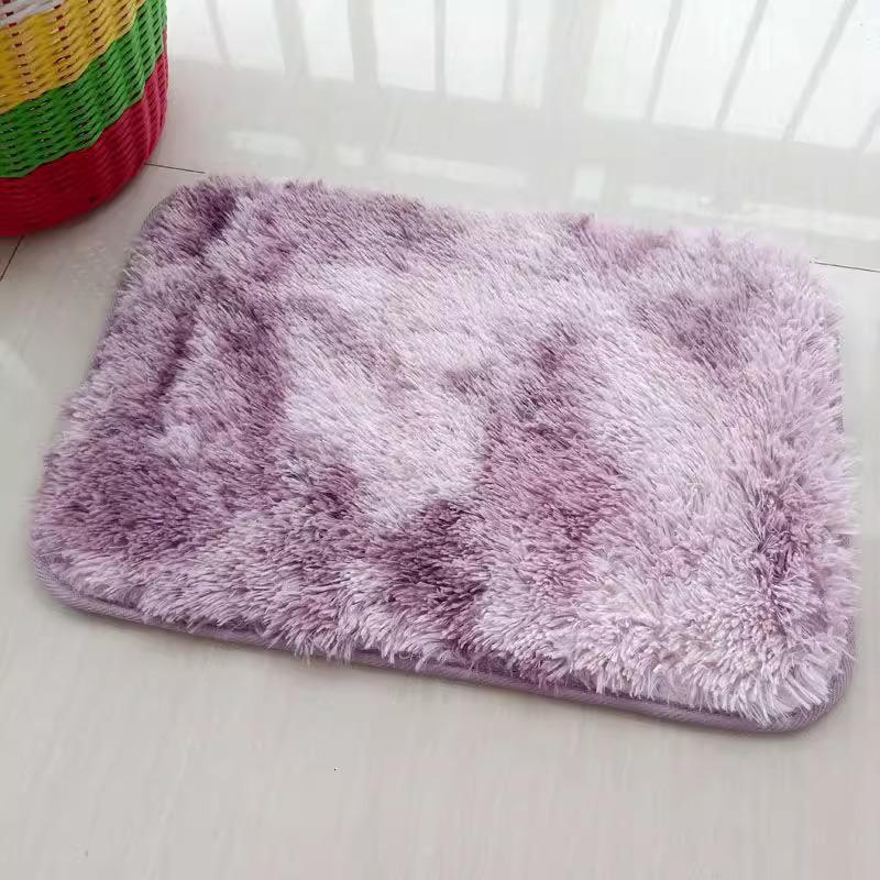 Толстый ковер с длинным ворсом в скандинавском стиле: Коврик с полным покрытием для гостиной, спальни или прикроватной тумбочки - грязеотталкивающее одеяло.