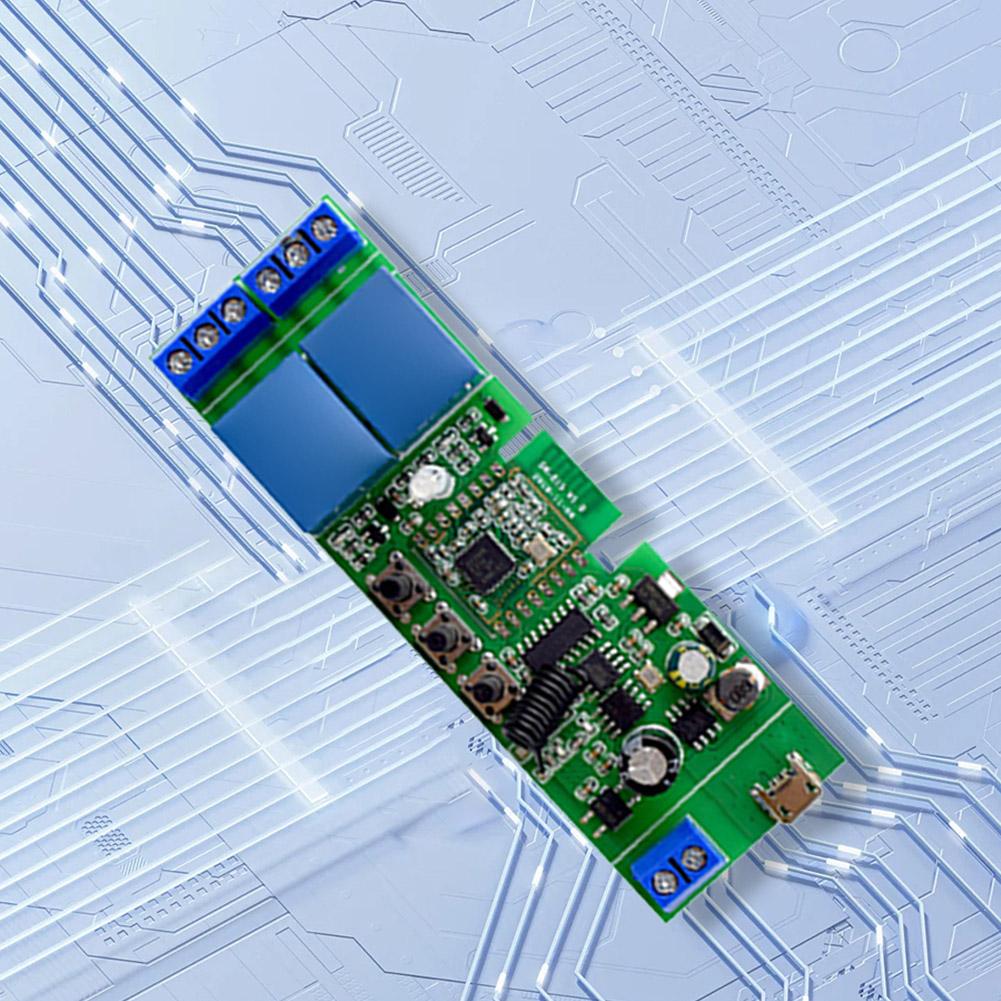 2-канальный модуль реле WiFi/Zigbee, пульт дистанционного управления, AC/DC 7-32В, модуль таймера реле, RF 433 МГц, DIY автоматизация умного дома, контроль доступа к двери