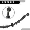Partuto Brake Hose Motorcycle Clutch Hose - Hose Motorcycle - Black 1 Set 28° 70cm