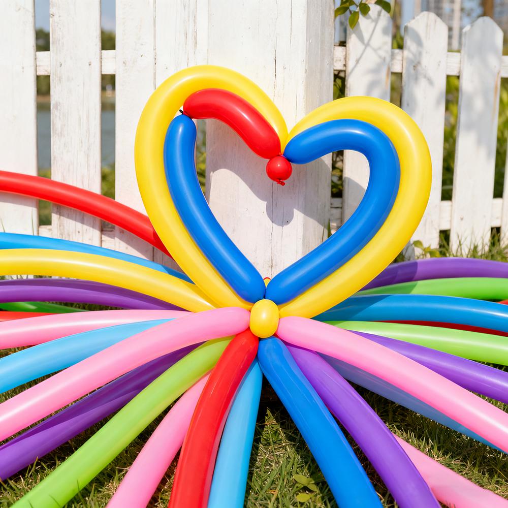 50/100pcs 1.5g High Elasticity Long Balloons Magic Balloon Colour Latex Balloons DIY Inflatable Baloon Birthday Party Decoration