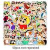 50 Crayon Shin-chan Dress-Up Stickers: Cute Japanese Anime Decorations for Water Cups, Phone Cases, and Tablets