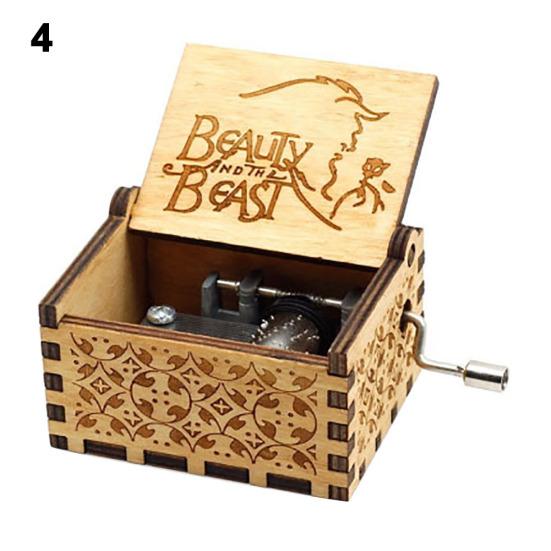 Винтажная музыкальная шкатулка из березовой фанеры, детская музыкальная коллекция, подарок на день рождения