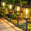 4/8PC Solar Garden Light Outdoor Waterproof Solar Pathway Lights Auto On/Off Solar Lawn Lamp for Yard Walkway Landscape Lighting