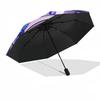 1pc Butterfly Timepiece Fantasy Umbrella with Plastic Handle,Suitable for All Seasons Home Travel Outdoor UmbrellaDD355
