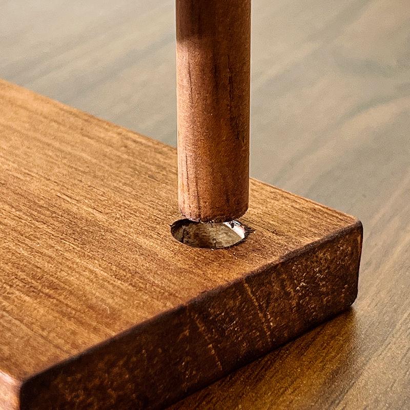 Подставка для ювелирных изделий из цельного дерева, подвесная стойка для ожерелий, цепей, сережек, браслетов, витрина, стеллаж для хранения