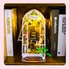 Adult DIY Garden House Books Nooks Material Kit Sturdy Charming Assembled Miniatures For Home Room