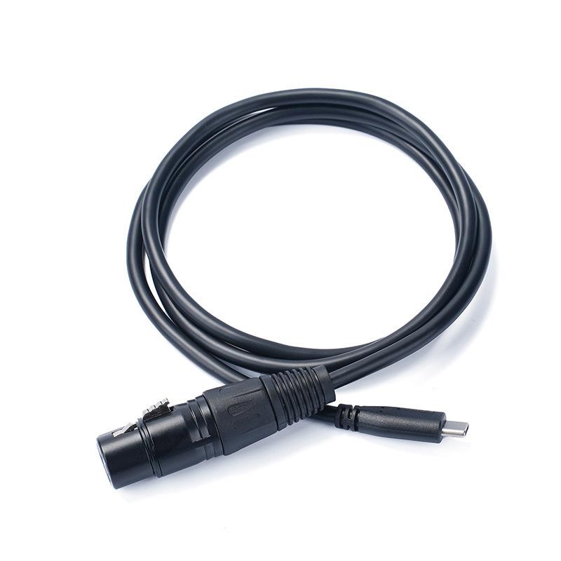 Тип C к XLR Мужской / Женский аудиокабель для микрофона, микшерного пульта, усилителей, микшерных колонок, ноутбуков и телефонов iPad