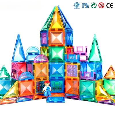 Магнитные Конструкторы 3D Алмазные Магнитные Плитки Машинки Строительный Набор Stem Образовательные Игрушки для Детей Мальчика Девочки Возраст 3 4 5 6 7 8