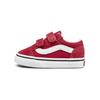 Vans Old Skool V Toddler 'Racing Red' (Unisex) Racing Red / True White Toddler Shoes VN0A38JNJV6