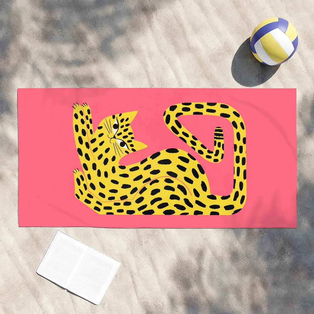 Nordic Animal Minimalist Towel Shower Sauna Travel Spa Quick Dry Gym Accessories Soft Large Beach Towels