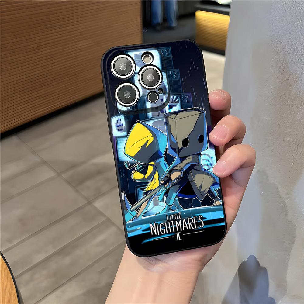 Чехол для телефона L-Little Nightmares Для IPhone 17 Pro Max 15 Pro 16 14 Plus 12 13 Mini 11 Pro Ударопрочный Мягкий Чехол