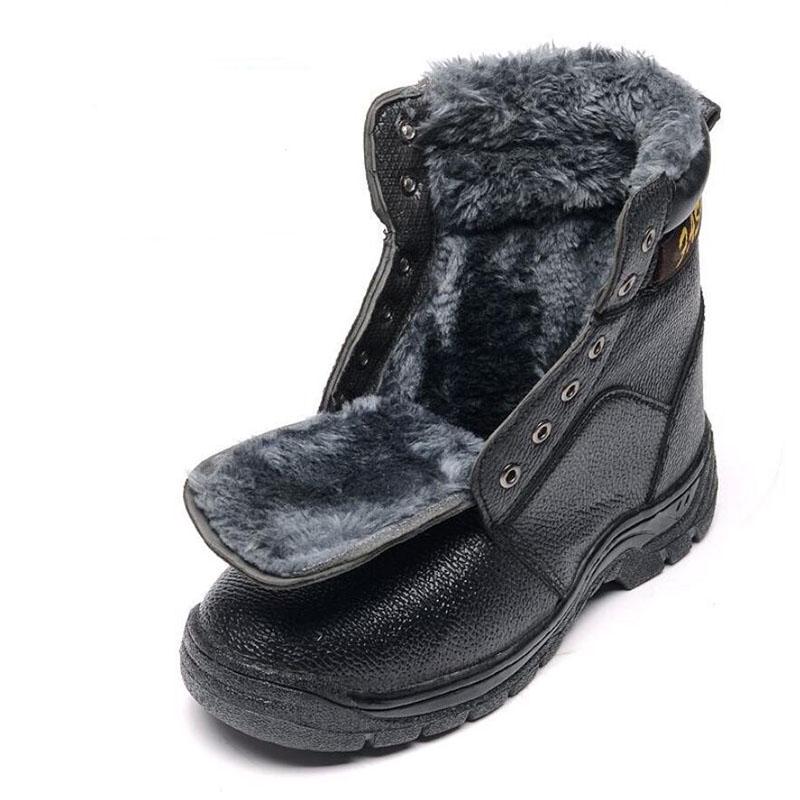 Мужская повседневная обувь Сафти Кожаная зимняя обувь в стиле ретро