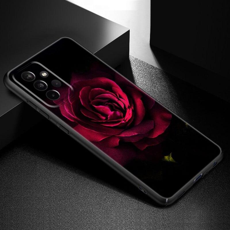 Красивый чехол для телефона с изображением розы для Samsung Galaxy A21 A30 A50 A52 S A13 A22 A32 A33 A53 A73 5G A11 A12 A31 A51 A70 A71 A72