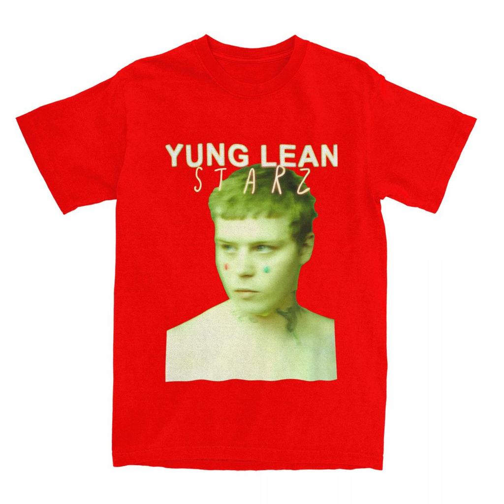 Yung Lean Swedish Rapper TShirt Singer Hippie T Shirts ShortSleeve Classic Tshirt Summer Cotton ONeck Plus Size 5XL Tees