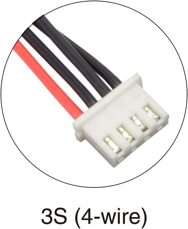 Boladge 10 шт. 3S RC LiPo Балансировочный Зарядник Силиконовый Провод Разъем Штекер Удлинительный Кабель 15 см 22AWG для RC LiPo 4-контактный JST-XH 2S-6S (3S)