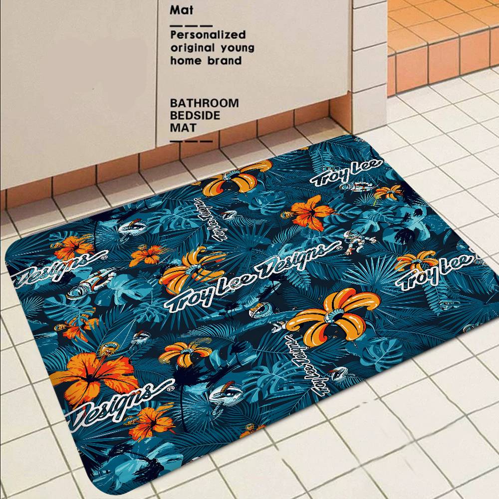 fashion brand T-Troy L-Lee D-Designs Entrance Door Mat Nordic Style Home Doormat Bathroom-Toilet Mats Bedroom Hotel Decor Mat