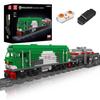 MOULD KING 12026 Steam Locomotive Train Building Blocks Set, RC Control Train with Motors and Tracks Train Display Kit for Gift Giving(1090 Pieces)