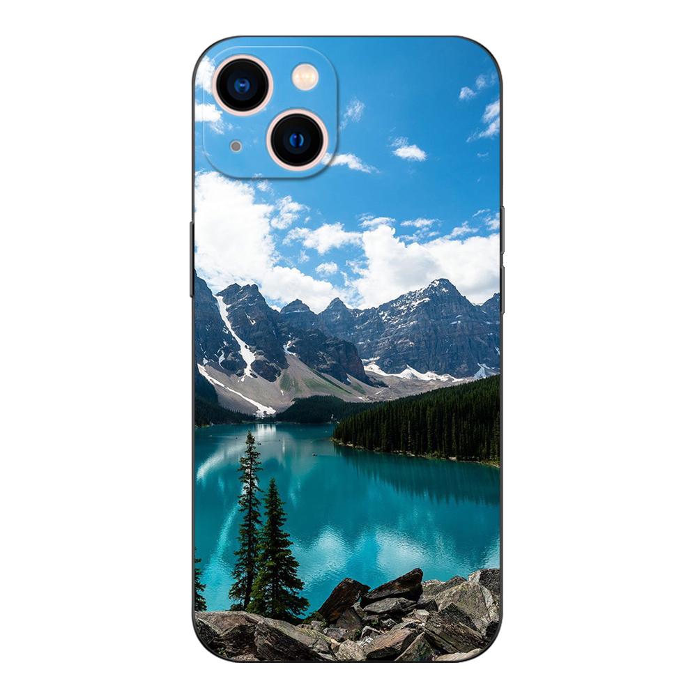 Черный чехол из ТПУ для Honor 8a Prime 8s 9 10X Lite 9A 9C 9X Premium Pro 9S Чехол с изображением горного природного пейзажа