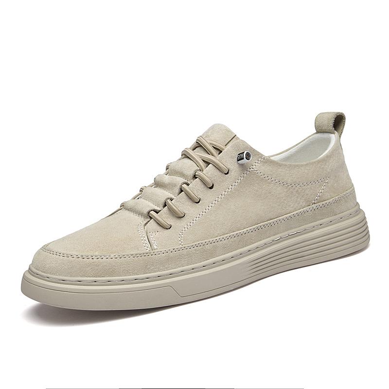 Замшевая кожаная деловая официальная обувь из коровьей кожи мягкие мужские кроссовки мужская повседневная обувь для отдыха на открытом воздухе британский стиль мужская обувь для скейтбординга