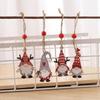 12 шт. Рождественские деревянные украшения, подвесные гномы, пряничные человечки, украшения для рождественской елки, подвеска для праздничного домашнего декора