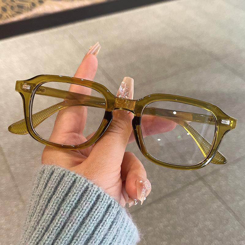 Корейские стильные мужские солнцезащитные очки с заклепками, квадратные солнцезащитные очки для женщин, солнцезащитные очки для путешествий на отдыхе для женщин