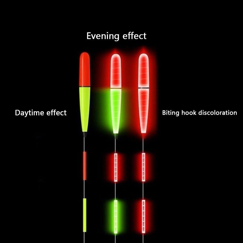2pcs Ultra Sensitive LED Smart Float Luminous Electronic Float Luminous Float Outdoor Fishing