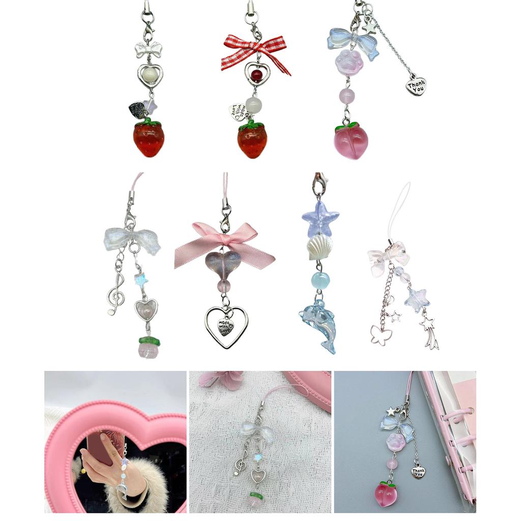 Милый кулон в виде телефона, очаровательный телефонный брелок, стильная декоративная подвеска в виде сумки, подходит для любого случая