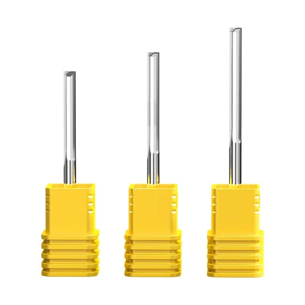 Концевая фреза из карбида вольфрама, 2 канавки, хвостовик 3,175 мм, фреза для ЧПУ, деревообработка