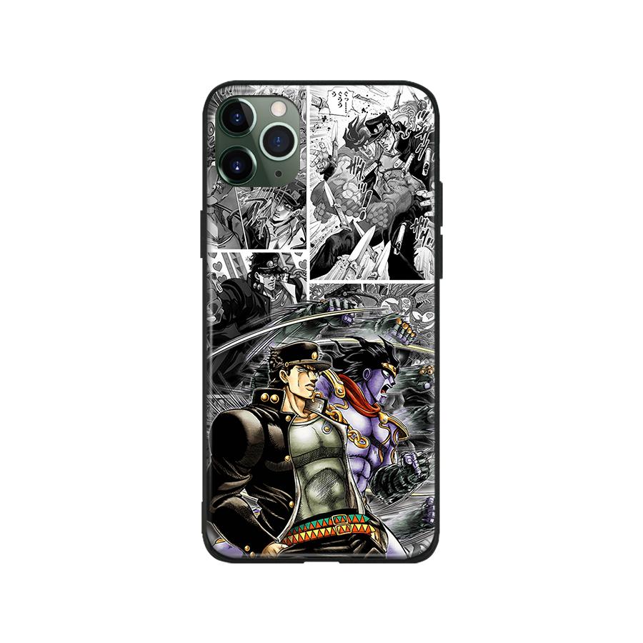 Мягкий силиконовый чехол для телефона JoJo's Bizarre Adventure с персонажем для iPhone 6s 7 8 Plus X XR XS 11 12 13 mini Pro Max