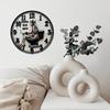 Seasonal Design 25x25cm Wood Wall Clock with Holiday Themes