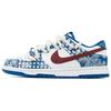 Кроссовки Dunk Low Skateboard Мужские Бело-синие DV0834-101(команда-А)