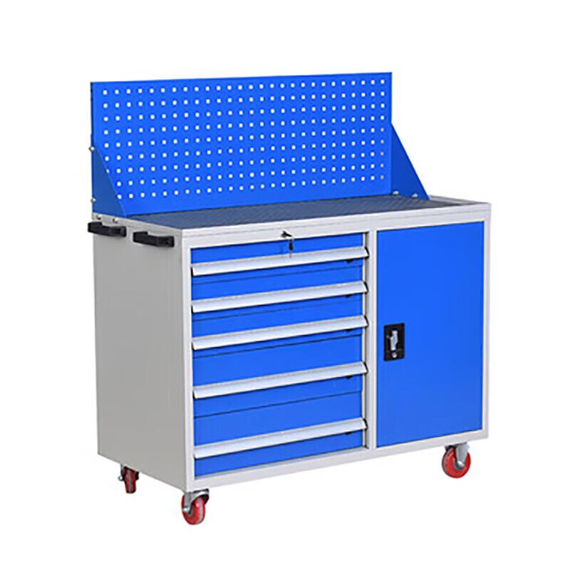 Deqier 3-Tier Heavy Duty Workshop Tool Cart CN plug (adapter included)