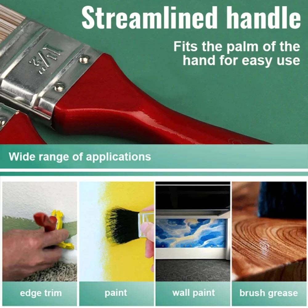 Кисть для покраски Red Edger Brush Clean Cut Professional Edger Brush для дома, комнаты, стены, офиса, потолка, угла, цветового разделителя