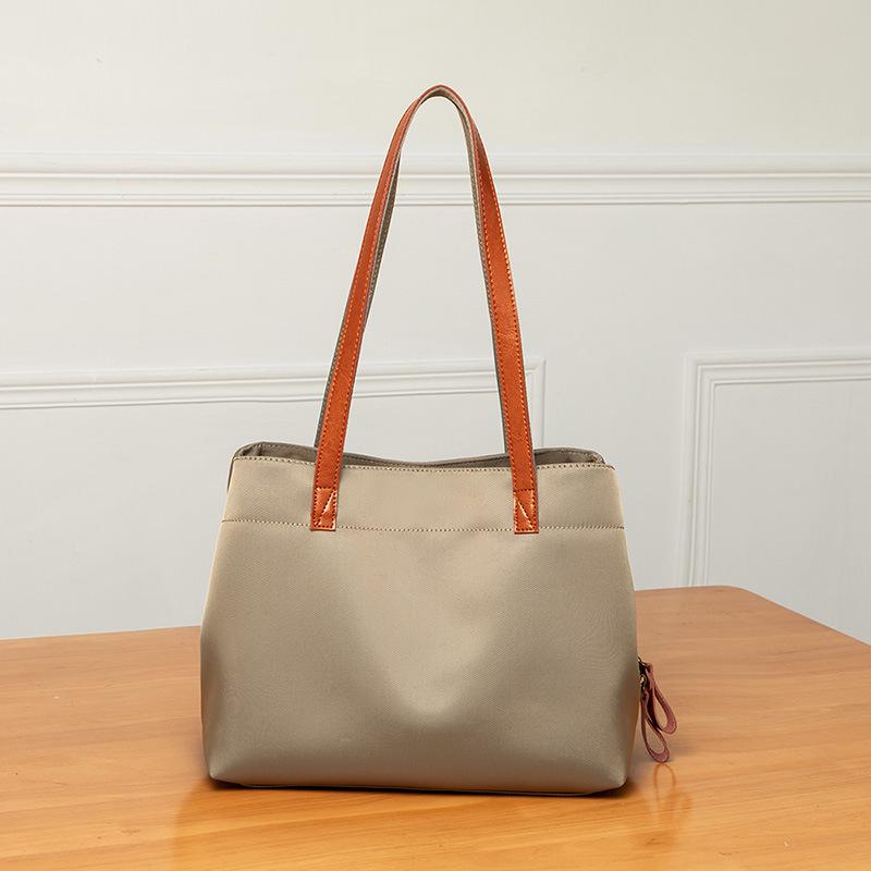 Новая женская сумка, повседневная сумка-тоут большой вместимости из нейлона и ткани Оксфорд, легко сочетающаяся, на плечо, модная холщовая сумка