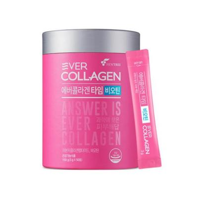 [Ever Collagen] Time Биотин Коллаген Порошок 50 стиков / Против морщин / Антивозрастной