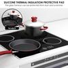 2/4Pcs Induction Hob Protector Mat Induction Cooker Gasket Induction Cooktop Protector Table Placemat Pot Mat Plate Protector