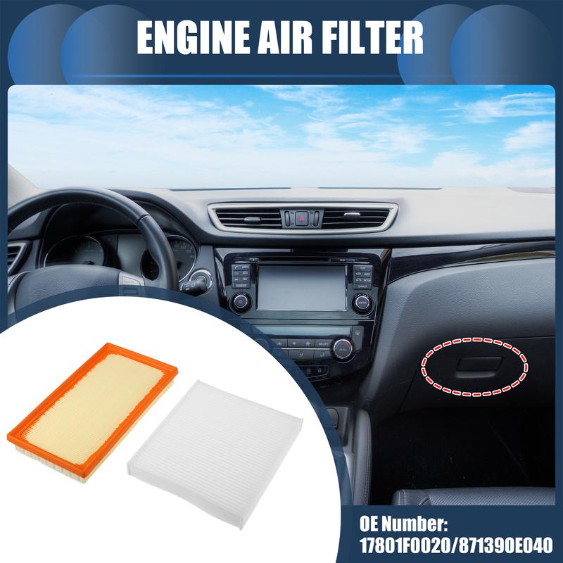 X Autohaux Auto Air Intake Filter 17801F0020/871390E040 for TOYOTA Highlander Camry Rav4 Hybrid Model - Car Accessories