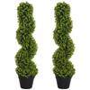 2-Piece Decorative Plant Set, Artificial Potted Plants, Artificial Plants for Home, Indoor, Outdoor, 90 cm, Green