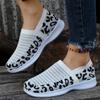 Fashion 2024 New Women's Shoes Hot Sale Leopard Print Women's Vulcanize Shoes Fashion Slip-on Ladies Casual Shoes Light Mesh Sneakers