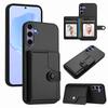 For Samsung Galaxy S25 Case RFID Blocking Card Holder Kickstand TPU + PU Leather Phone Back Cover