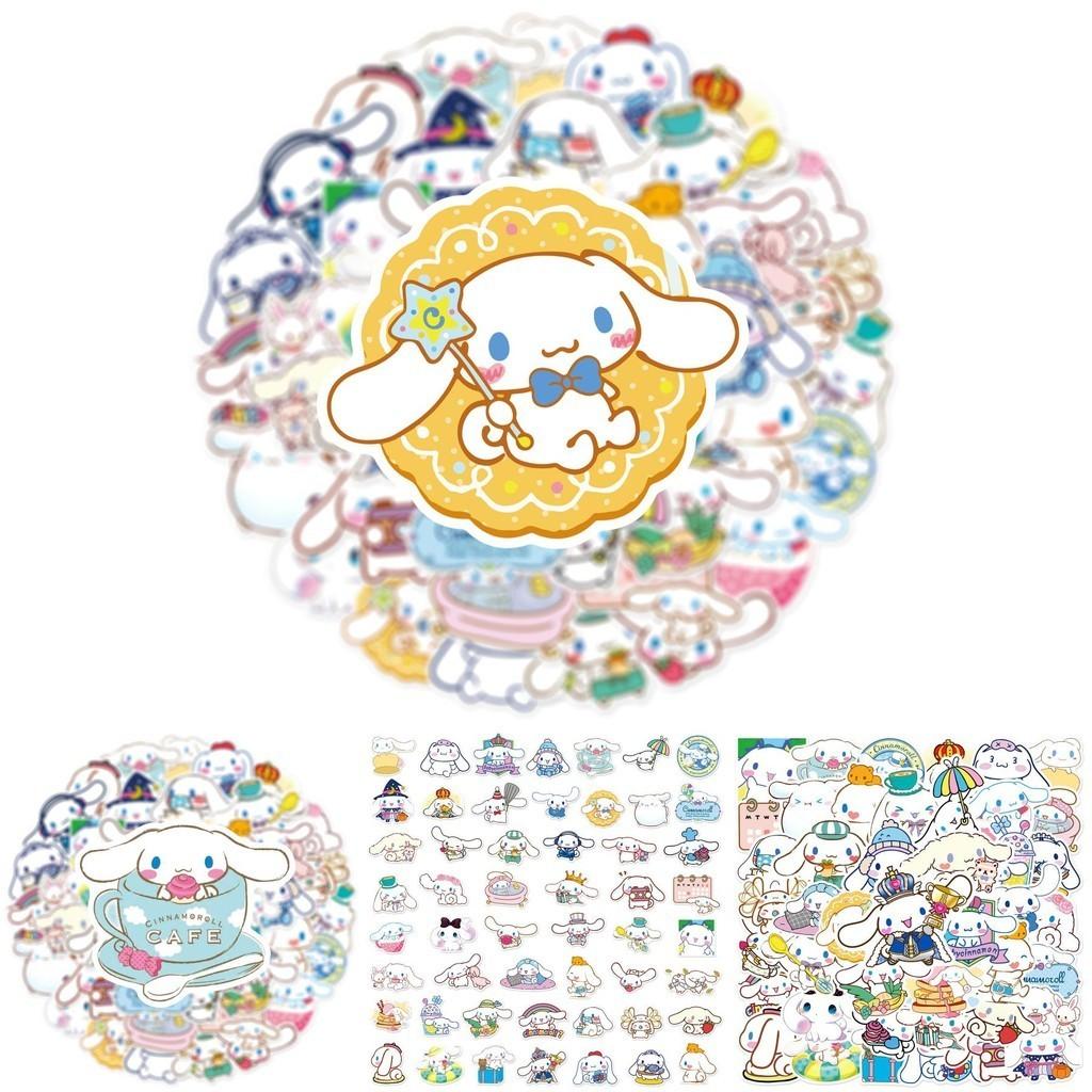 50pcs Cinnamoroll Stickers Waterproof Reusable Decor Laptop Graffiti Diy Gift