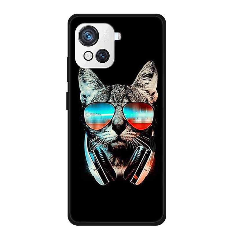 Для чехла Oscal C80 Защитная крышка 6.5" Крутой Лев Кошка Мягкий Силикон Задняя Панель Телефона Для Blackview Oscal C80 C 80 Бампер Чехол