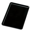 Fujishiro Kogei Stamp TrayBusiness Card Tray (Plain Black with Gold Rim) (PC 8-inch (Plain Black)) Made In Japan, Kishu Lacquerware