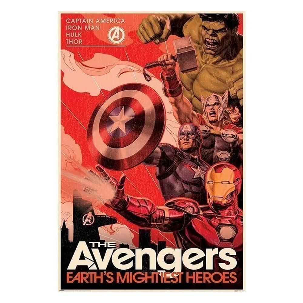 Avengers Golden Age Hero Propaganda Maxi Poster