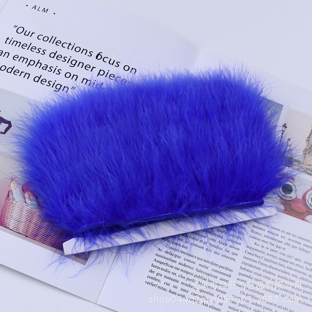 5-7Cm Bone-Cut Full Flannel Edge Stage Clothing Material Turkey Fluff Skirt Barbie Diy