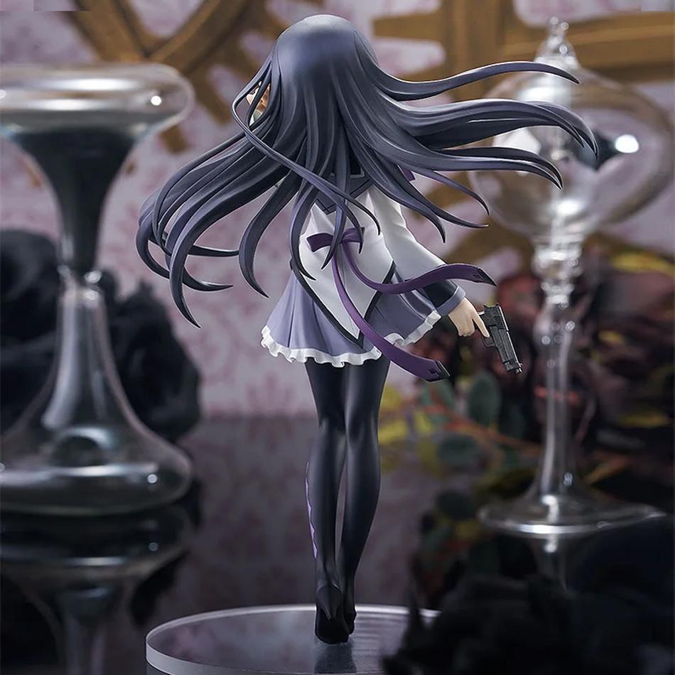 Anime Puella Magi Madoka Magica Figure 17cm Akemi Homura Action Figural Pvc Model Kawaii Decoration Doll Kid Toys Christma Gifts