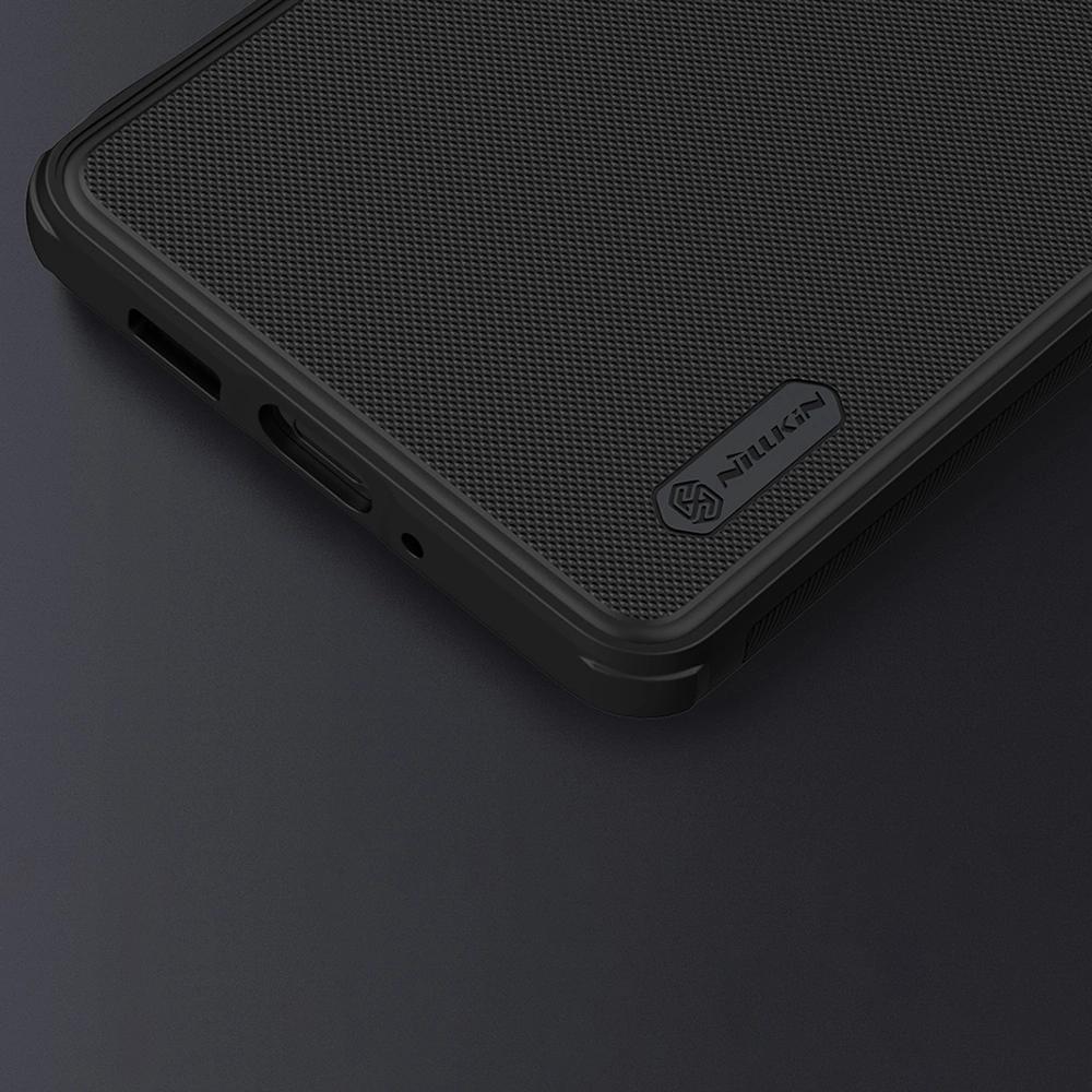 Nillkin Super Frosted Shield Pro Durable Case Cover For Samsung Galaxy A73 Black