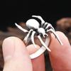 Новое винтажное кольцо в стиле панк-паук из нержавеющей стали 316L в готическом байкерском стиле с уникальными кольцами в виде животных для мужчин и женщин, ювелирные изделия для вечеринок, подарки